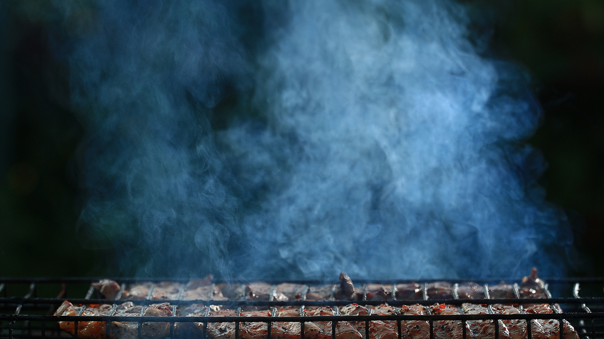 Smoker at night